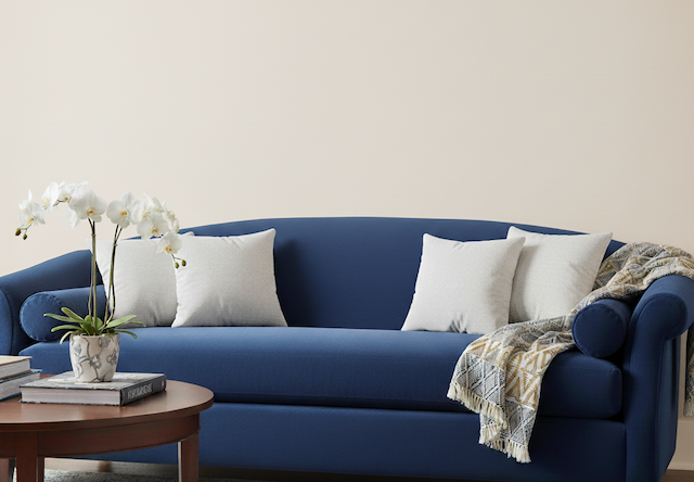 Modern minimalist furniture setup